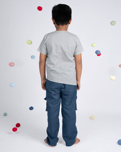 Signature Boy Shirt - Grey