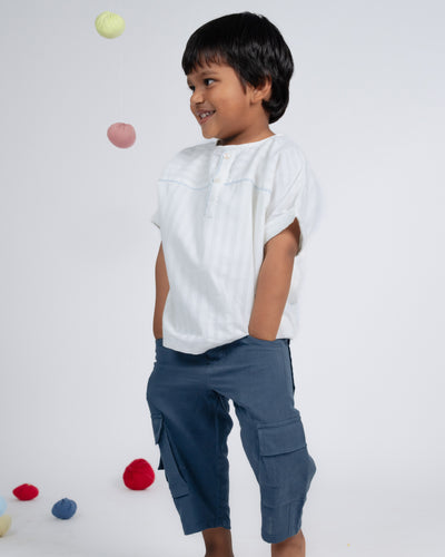 Mini Elite Shirt - Teal Blue