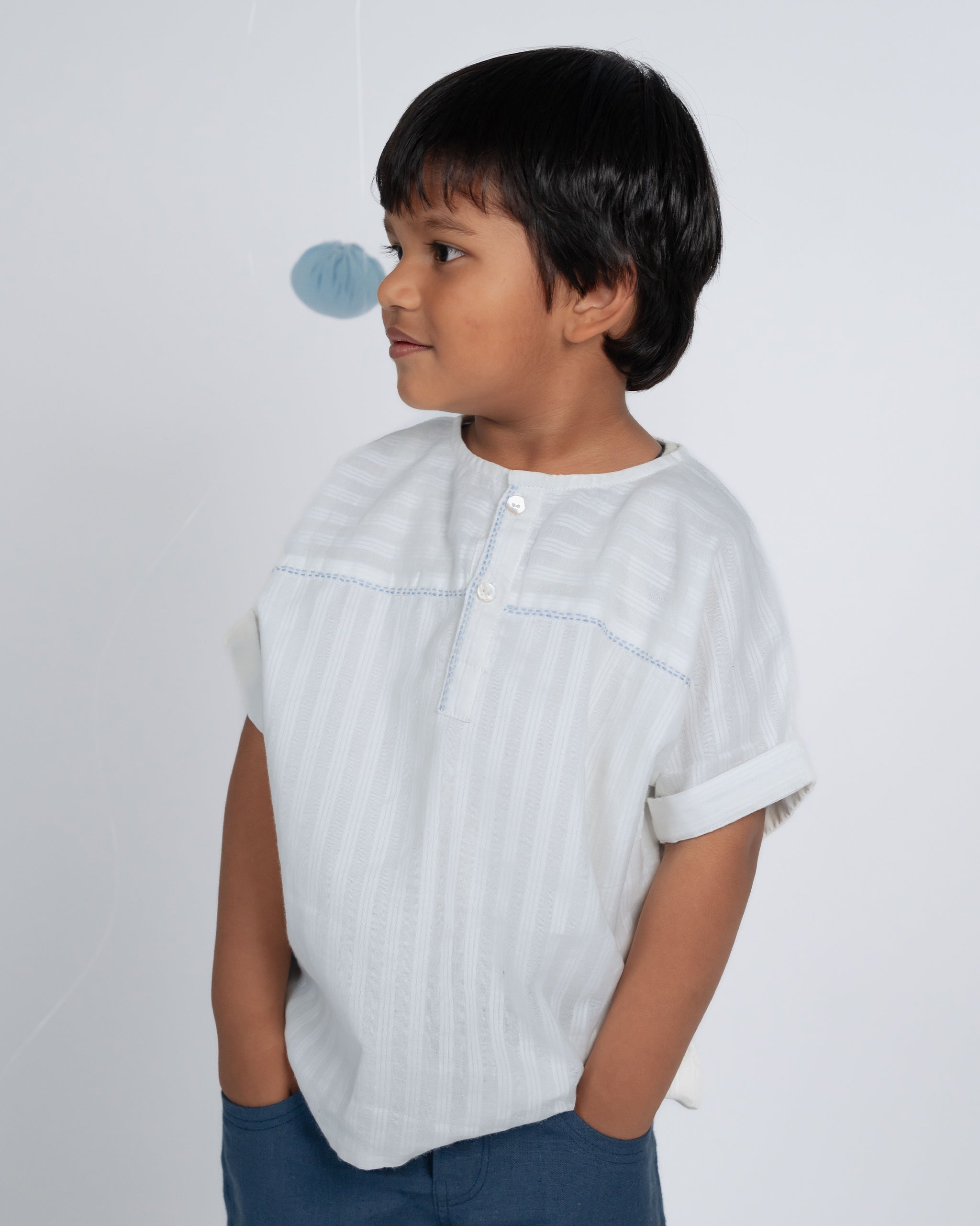 Mini Elite Shirt - Teal Blue