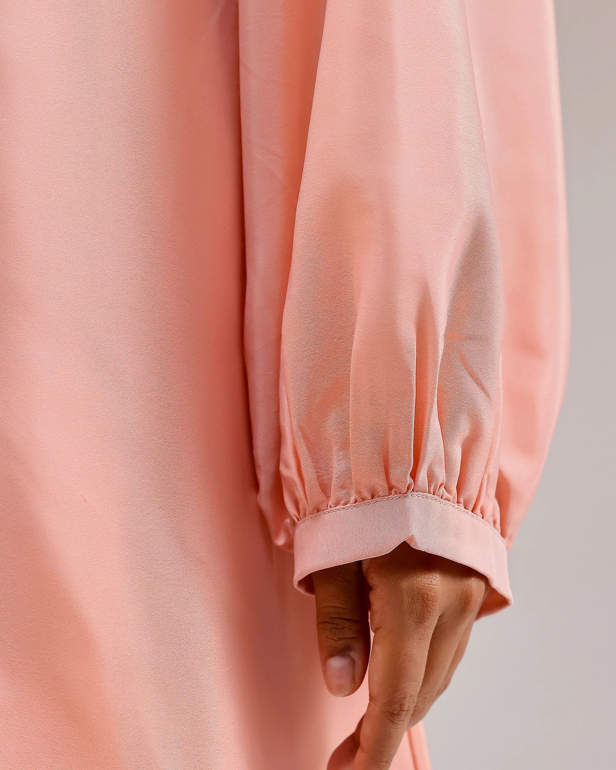 Icy Elegance Dress - Ivory To Orange