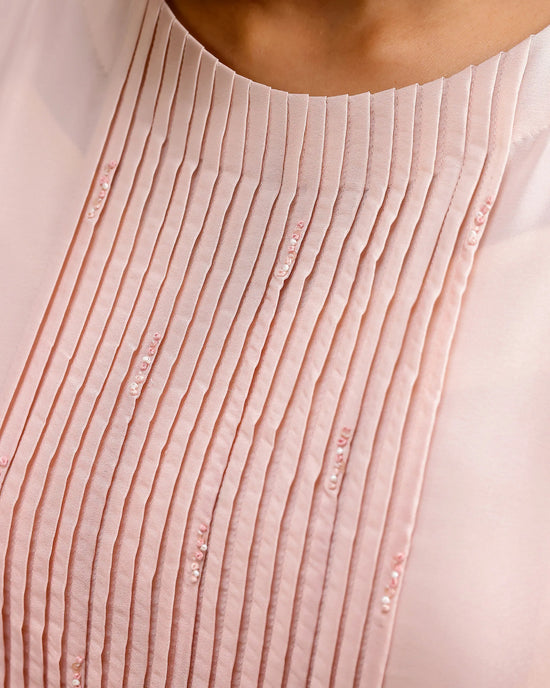Icy Elegance Dress - Ivory To Orange
