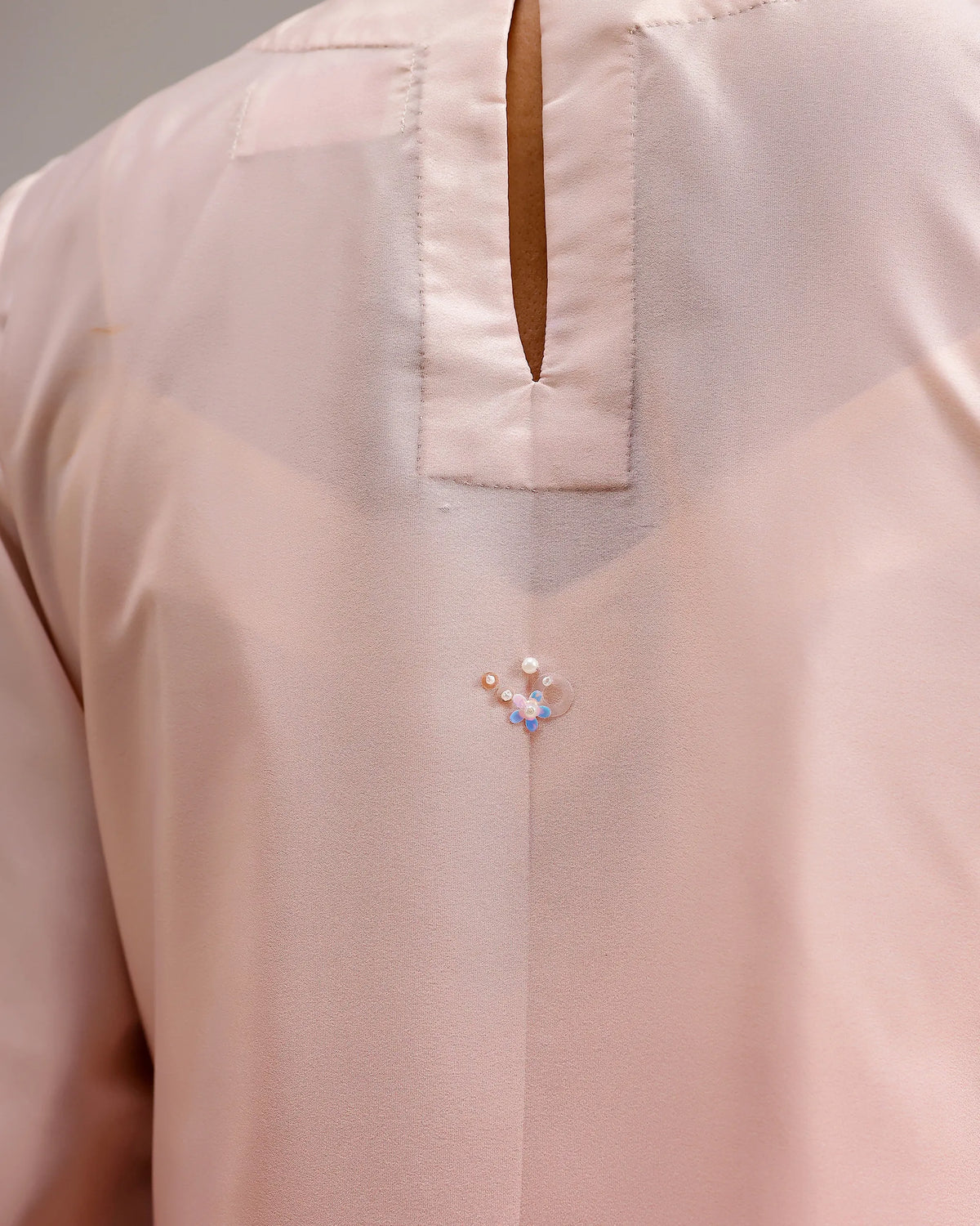 Icy Elegance Dress - Ivory To Orange