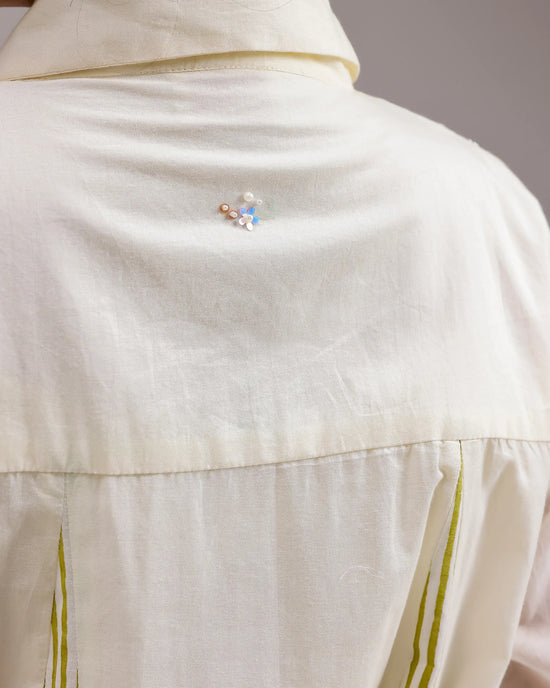 Panel Dress - Beige