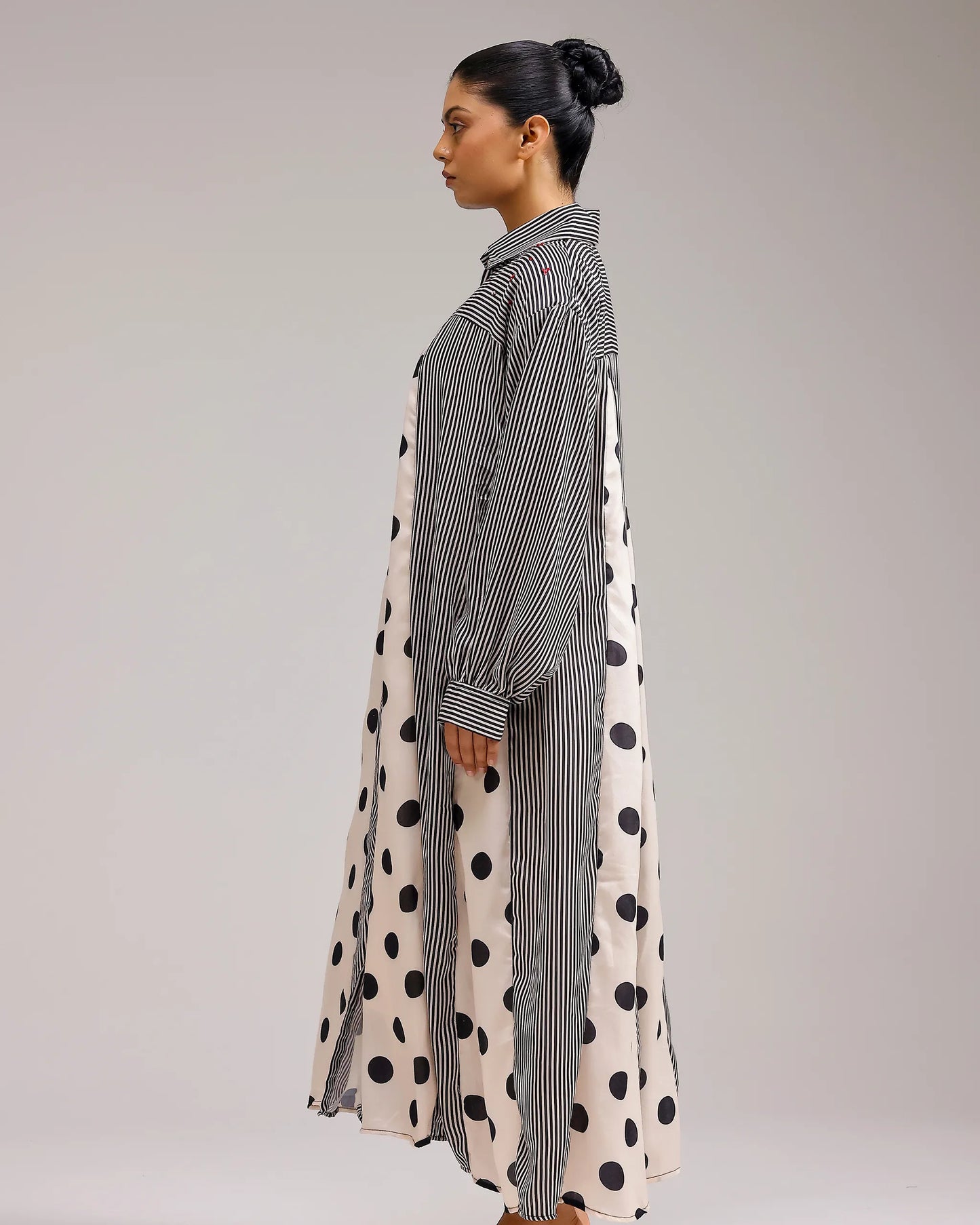 Panel Dress - Polka Dots