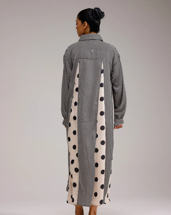 Panel Dress - Polka Dots