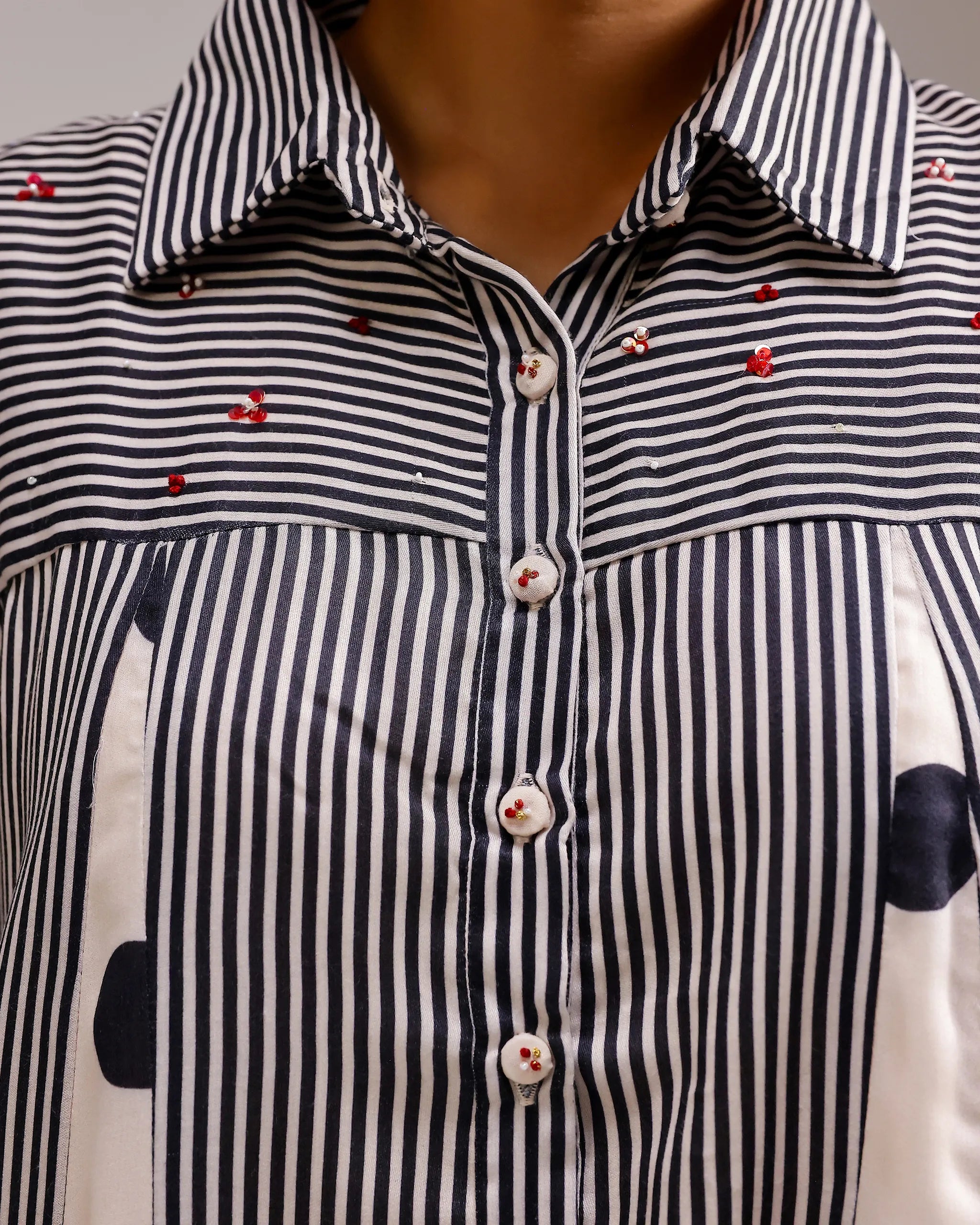 Panel Dress - Polka Dots