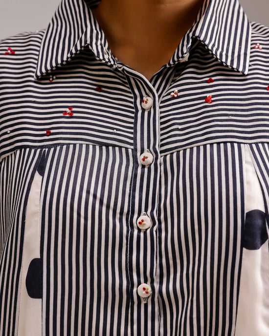 Panel Dress - Polka Dots