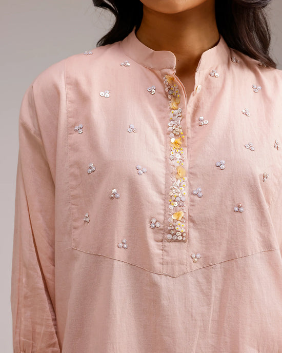 Grace Kurta - Flamingo Pink