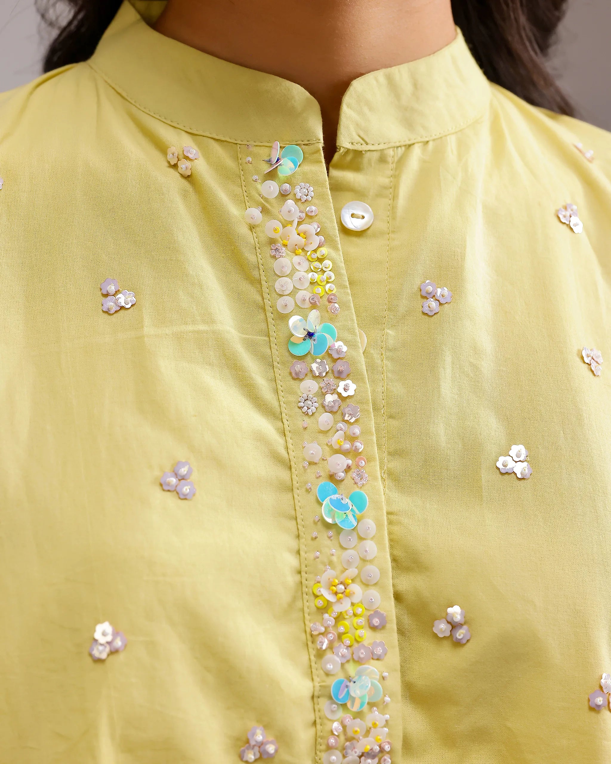 Grace Kurta - Ochre Yellow