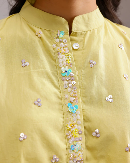 Grace Kurta - Ochre Yellow