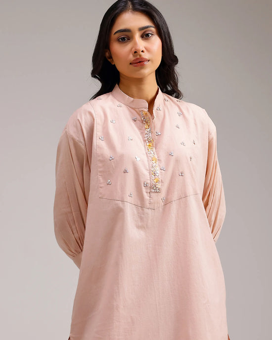 Grace Kurta Set - Flamingo Pink