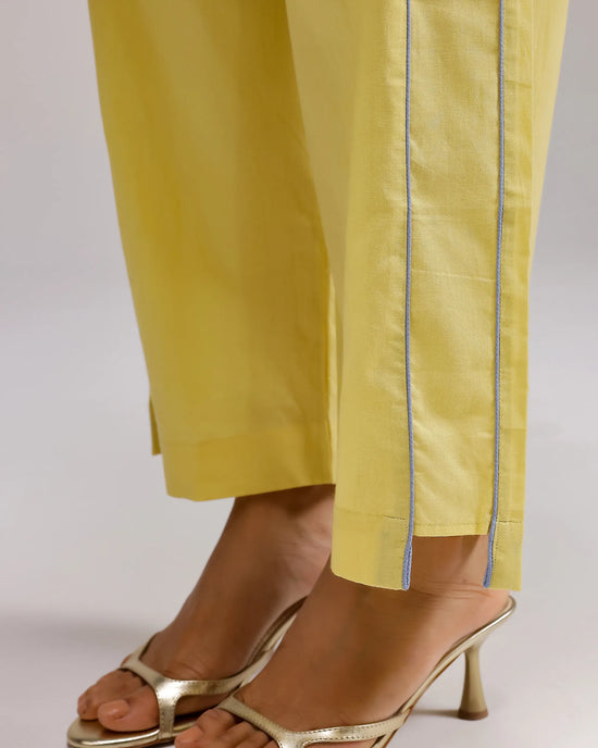 Grace Kurta Set - Ochre Yellow