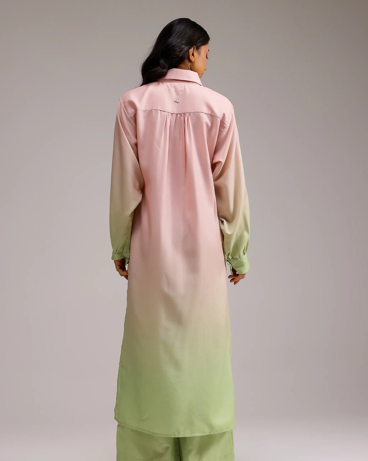 Blush Kurta Set - Rose Water Ombre