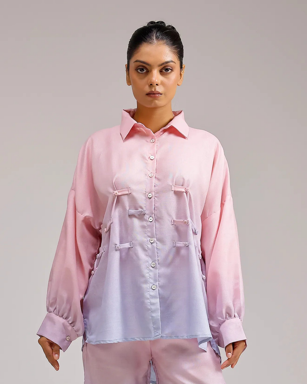 Ocean Mist Shirt - Blush Sky