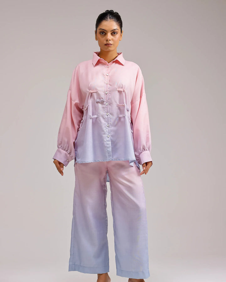 Ocean Mist Shirt - Blush Sky