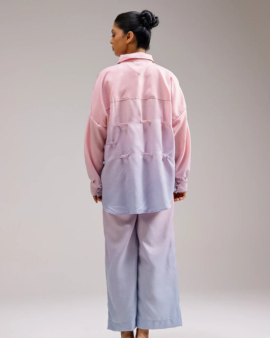 Ocean Mist Shirt - Blush Sky