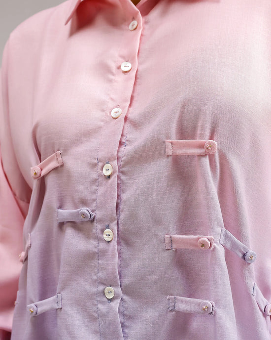 Ocean Mist Shirt - Blush Sky
