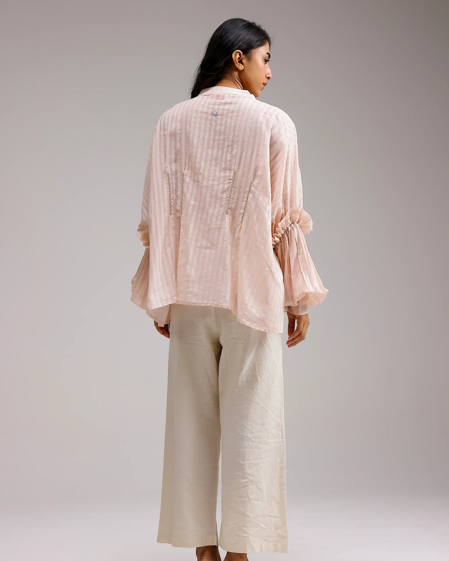 Silent Stripe Top - Flamingo Pink Stripe