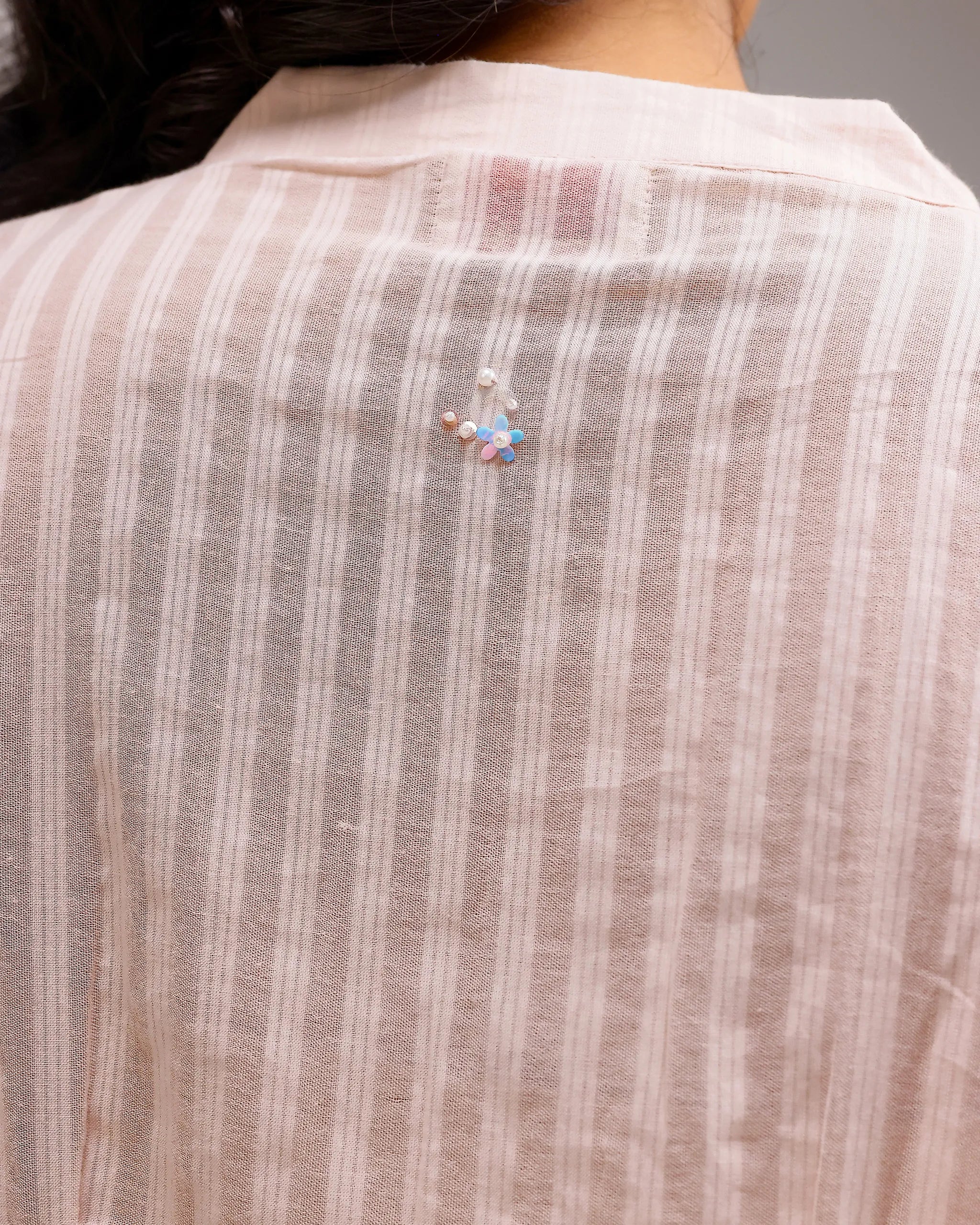 Silent Stripe Top - Flamingo Pink Stripe