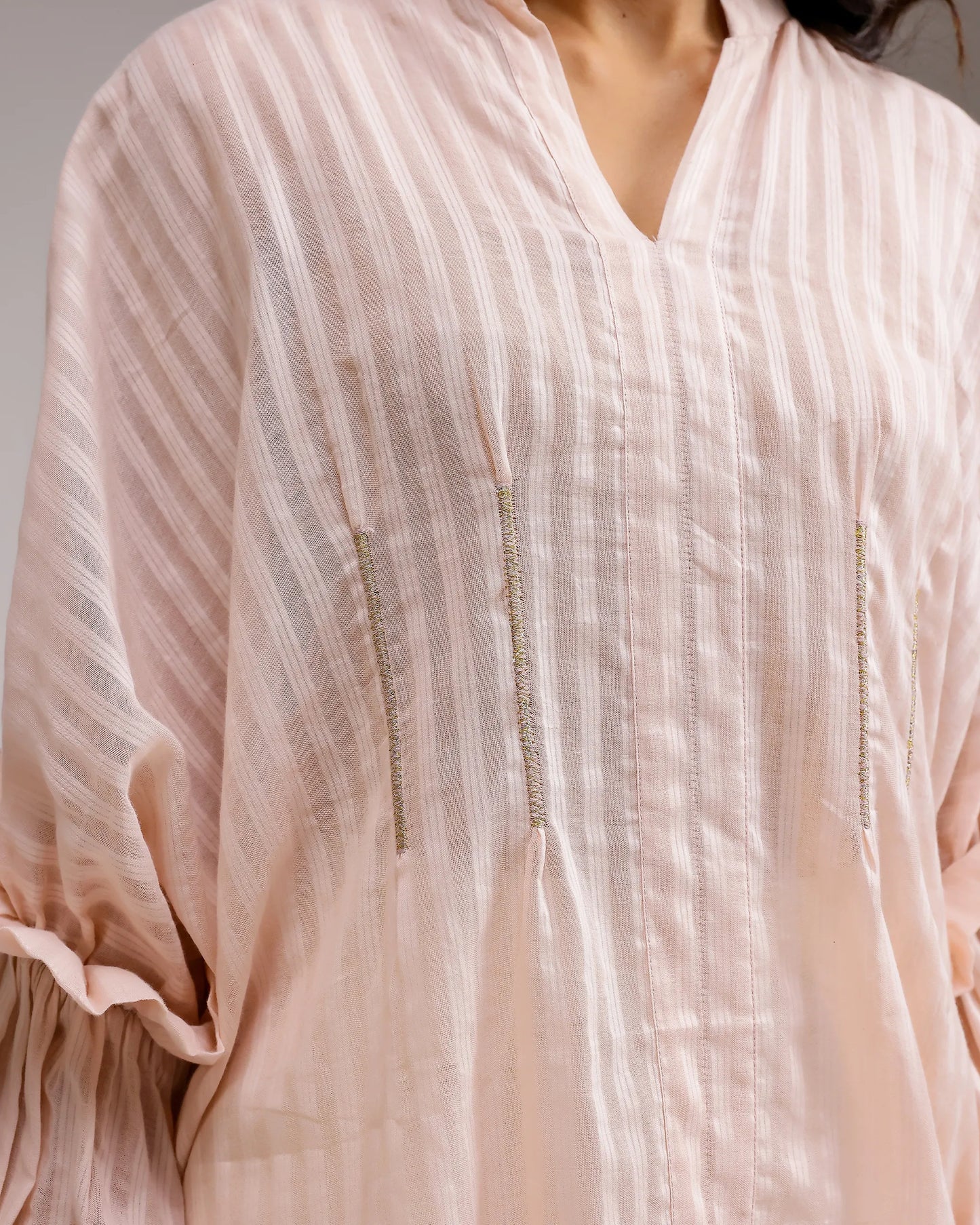 Silent Stripe Top - Flamingo Pink Stripe