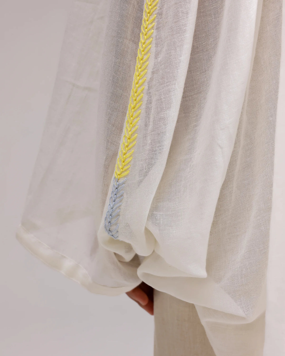 Soft Chanderi Top - Beige