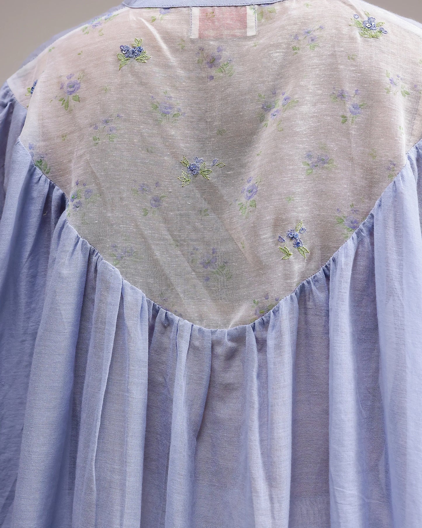 Soft Chanderi Top - Blue