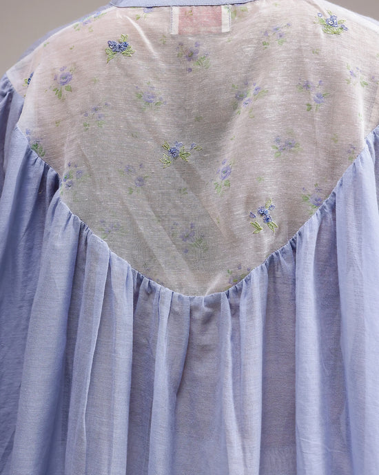 Soft Chanderi Top - Blue