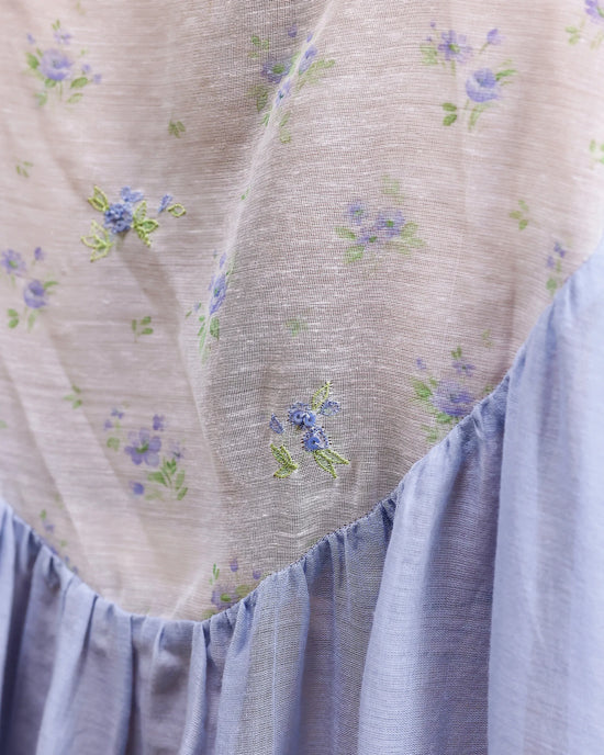 Soft Chanderi Top - Blue