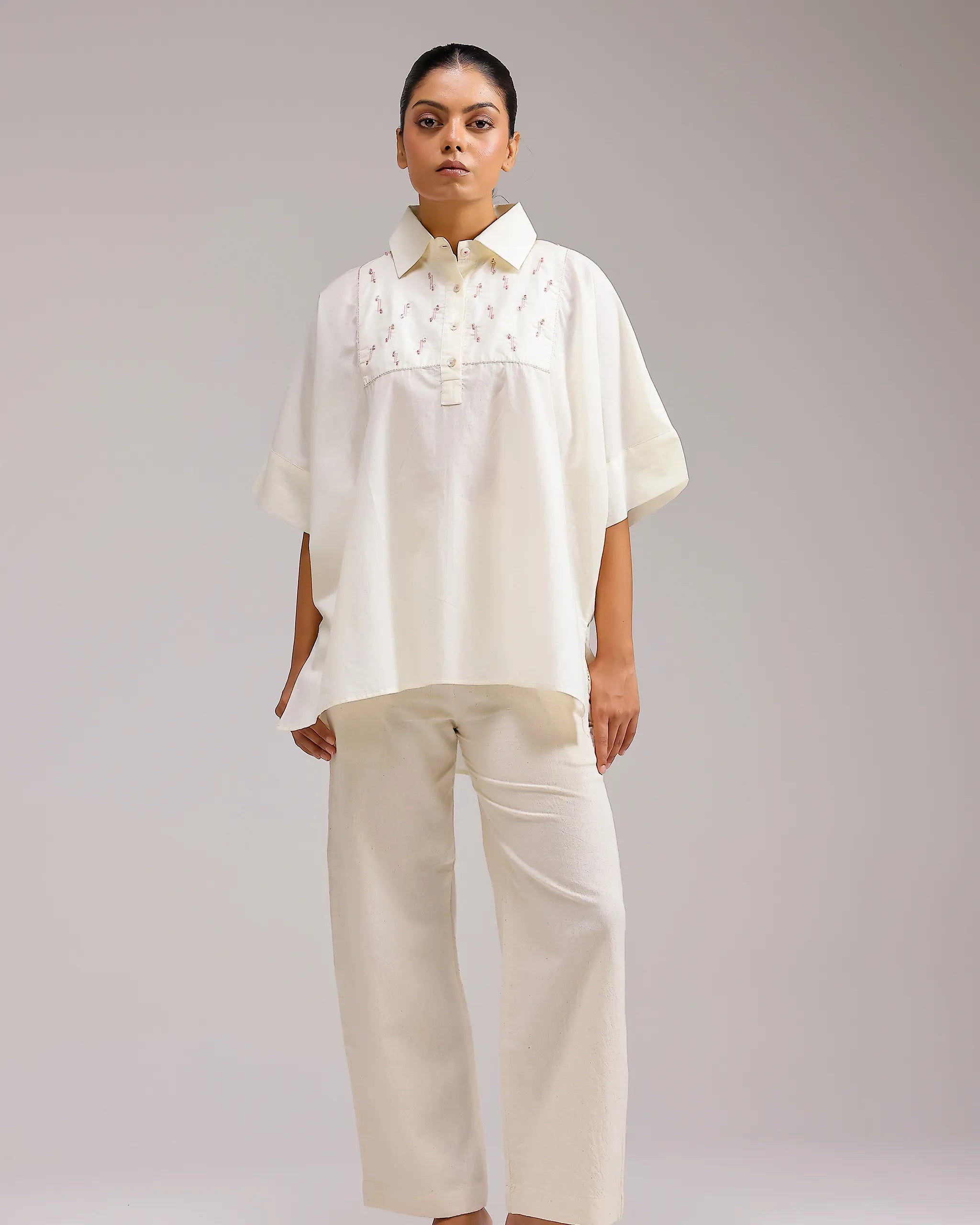 Sheer Top - Beige