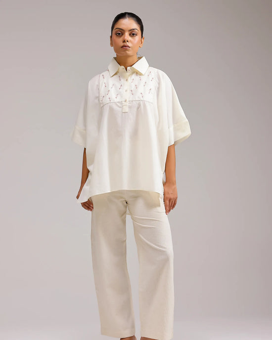 Sheer Top - Beige