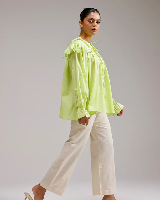 Ivy Top - Flora Green