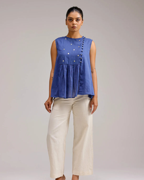 Flow Top - Dark Blue
