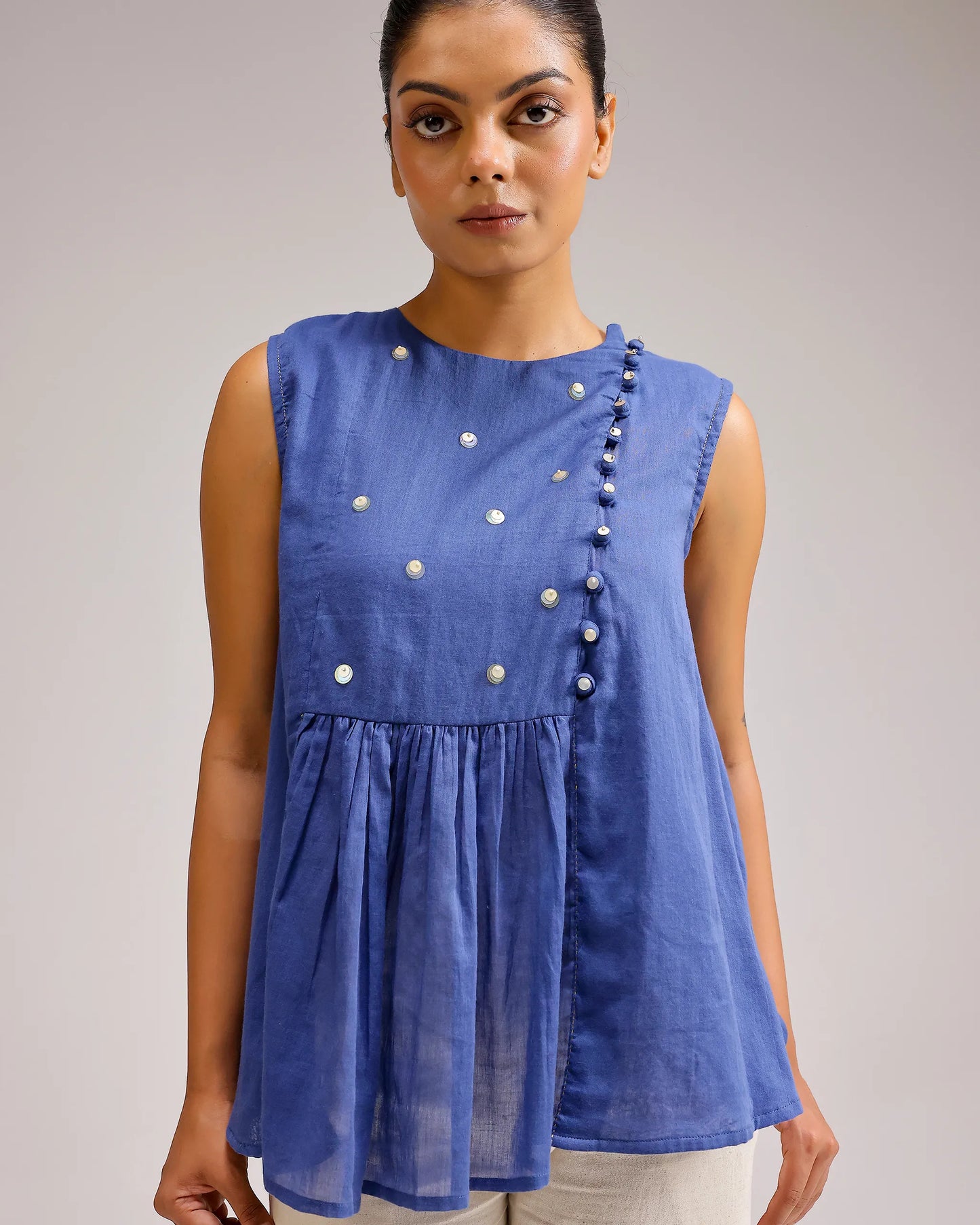 Flow Top - Dark Blue