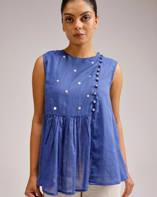 Flow Top - Dark Blue