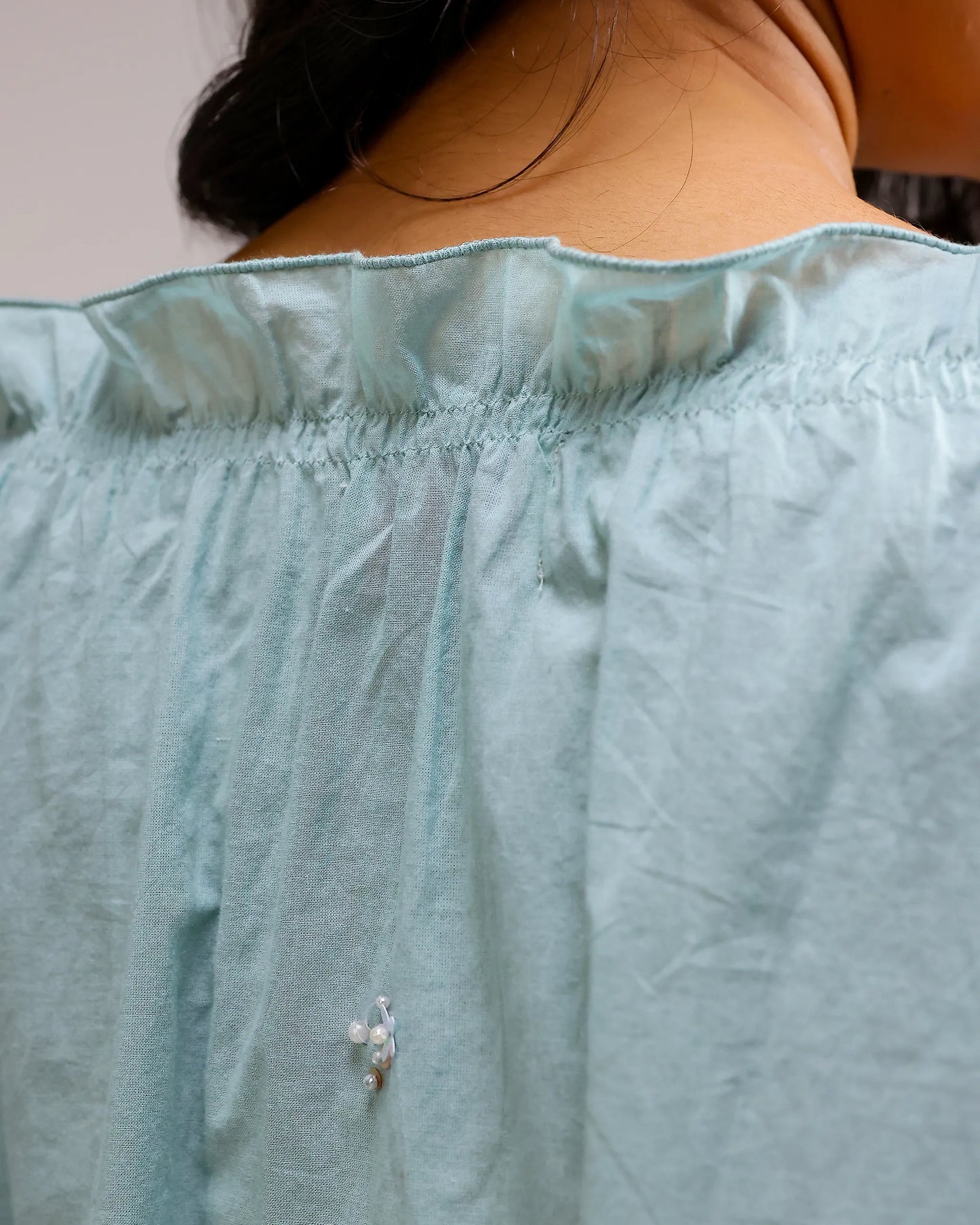 Whisper Ruffle Top - Mint