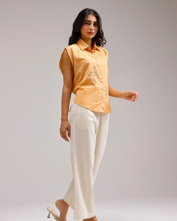 Fresh Dew Top - Rust Orange