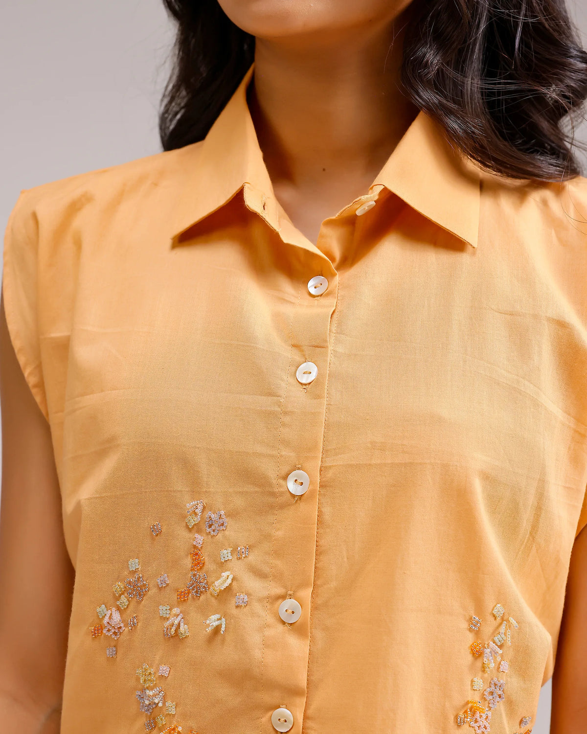 Fresh Dew Top - Rust Orange
