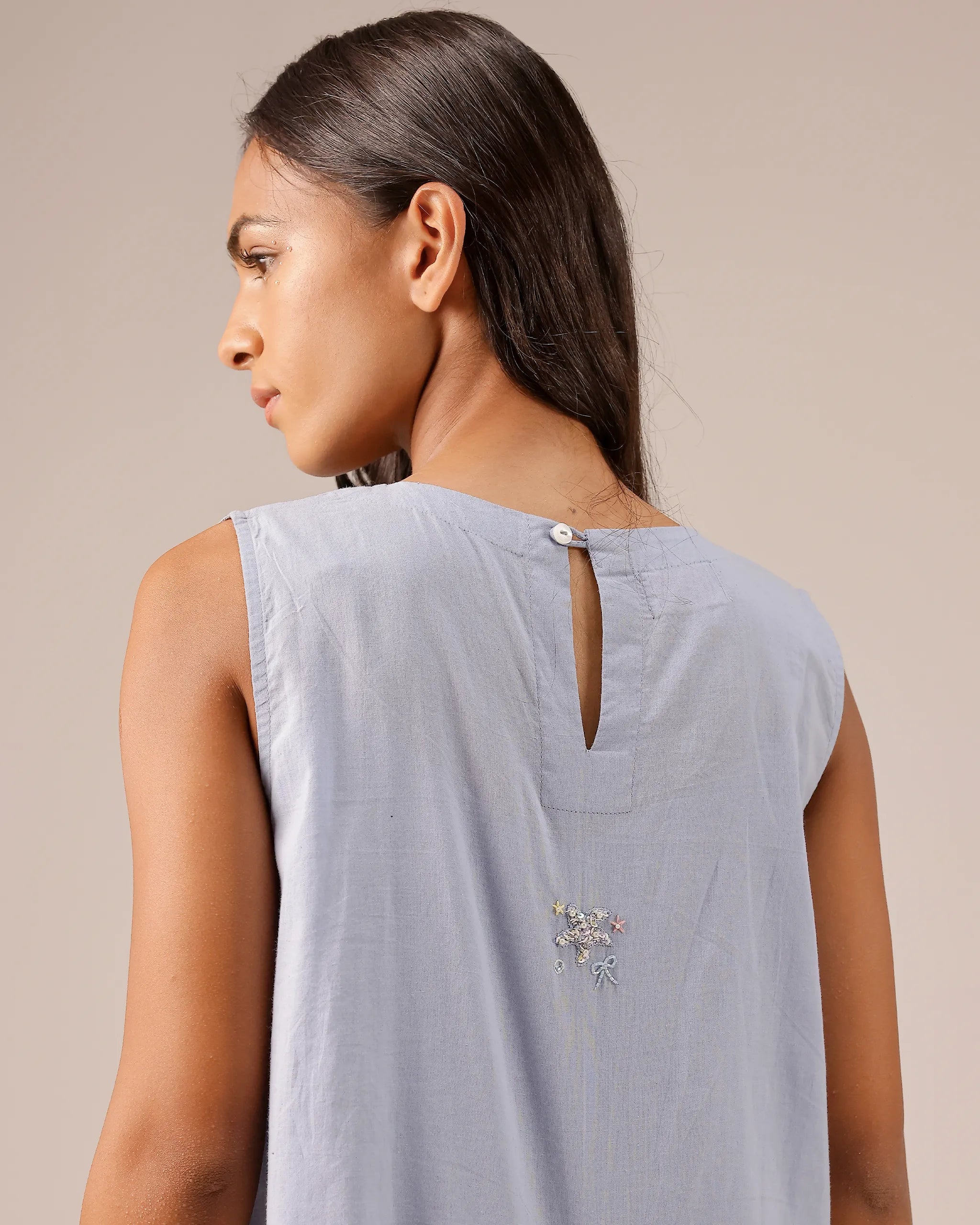 Ocean Dusk Dress & Jacket (Pink To Blue)