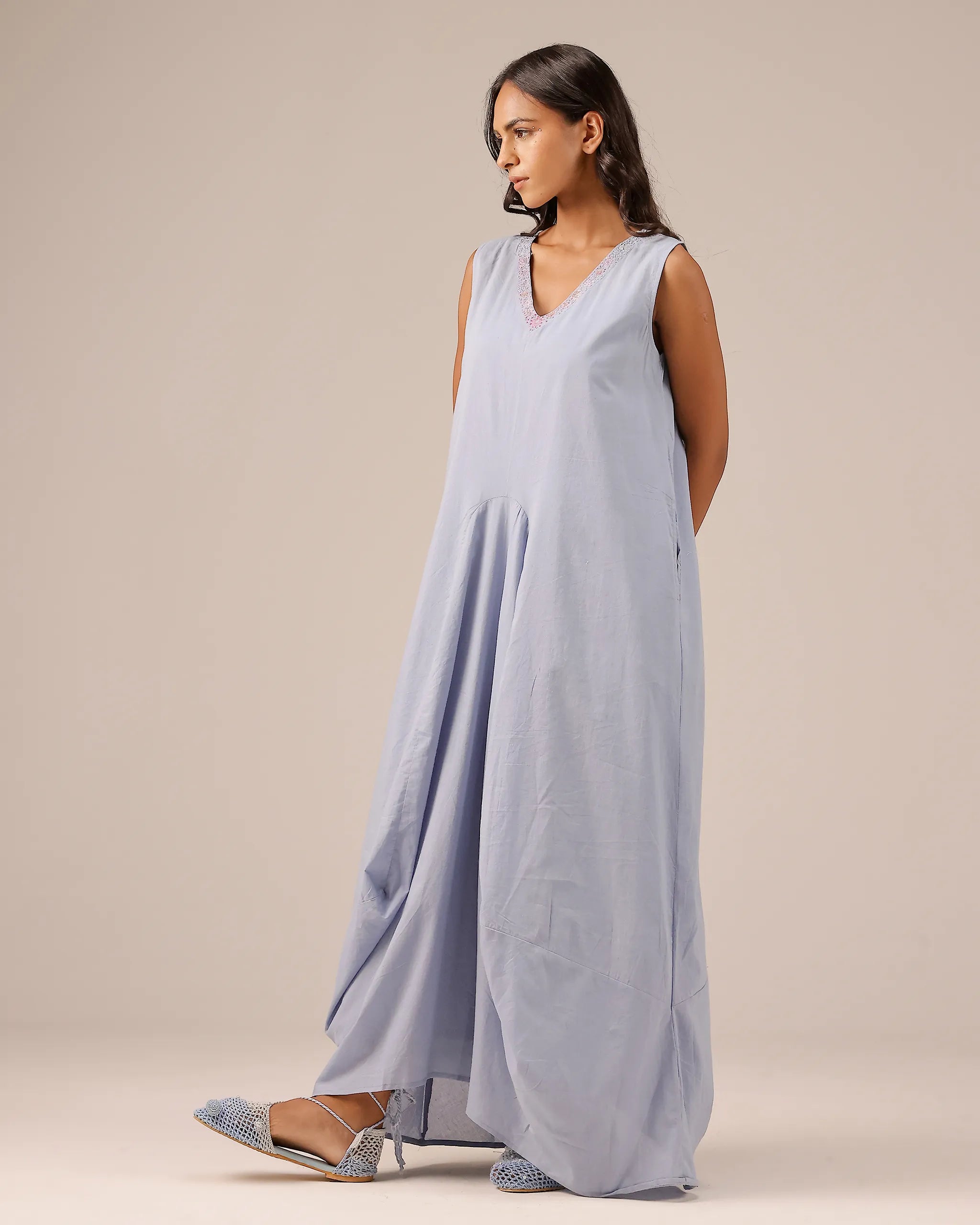 Ocean Dusk Dress & Jacket (Pink To Blue)