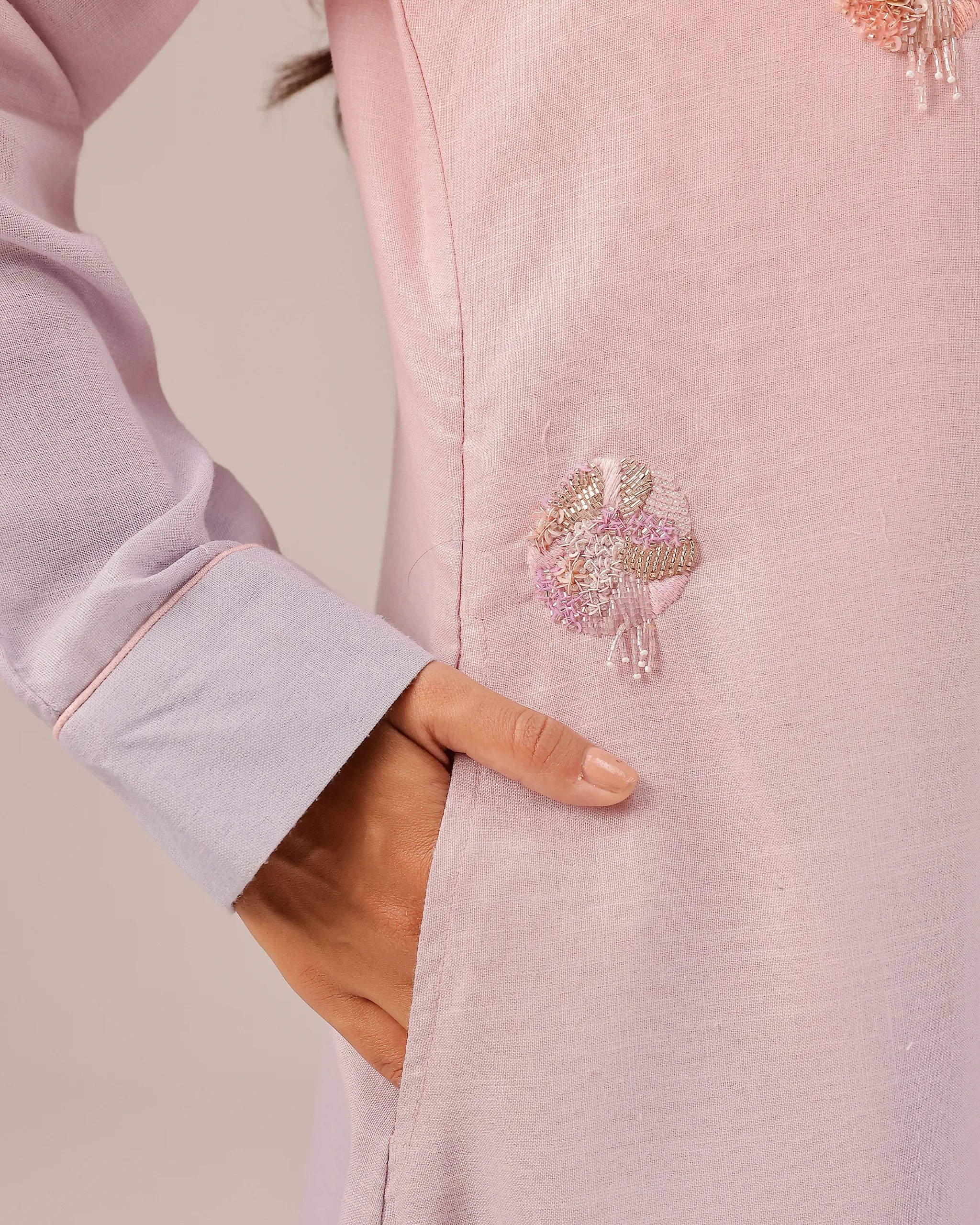 Ocean Dusk Jacket (Pink To Blue)