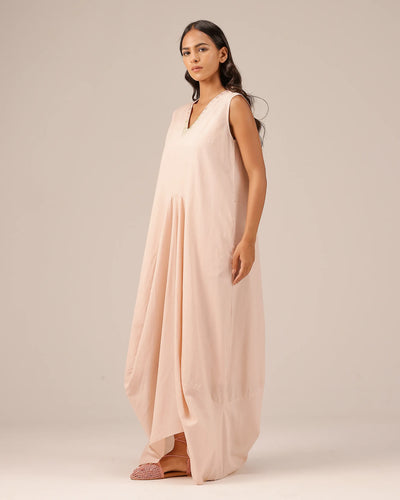 Ocean Dusk Dress & Jacket (Green To Pink)