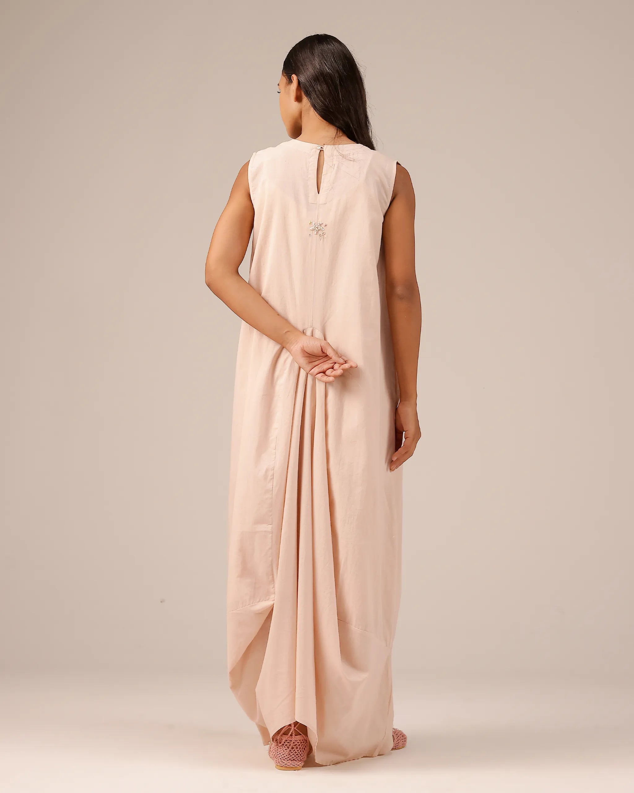 Ocean Dusk Dress & Jacket (Green To Pink)