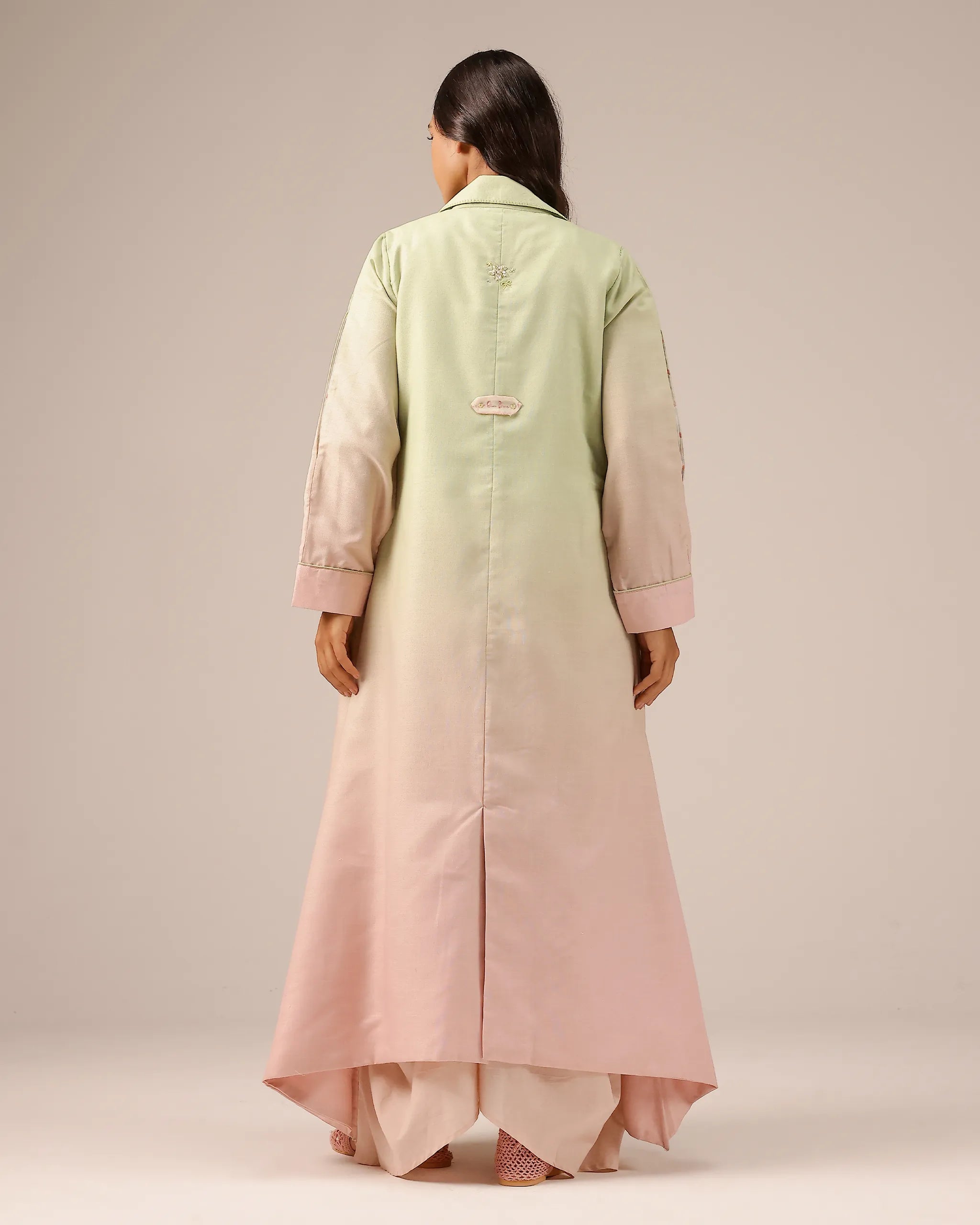 Ocean Dusk Jacket (Green To Pink)