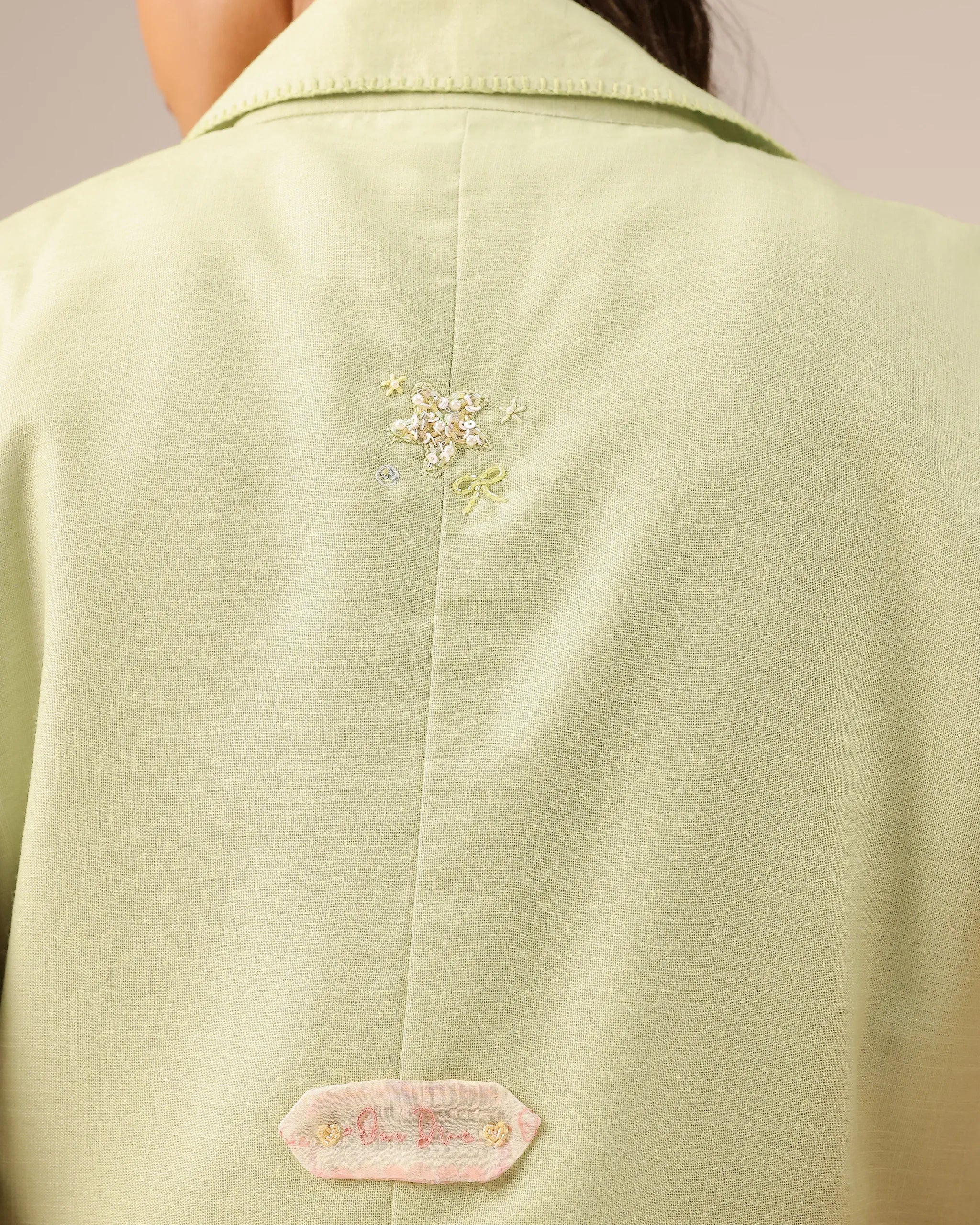 Ocean Dusk Jacket (Green To Pink)