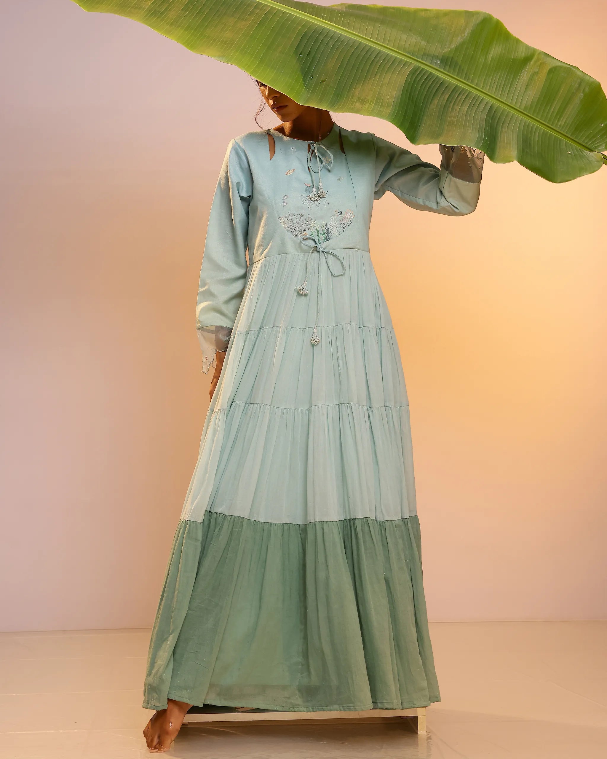 Sea Salt Long Dress - OurDve