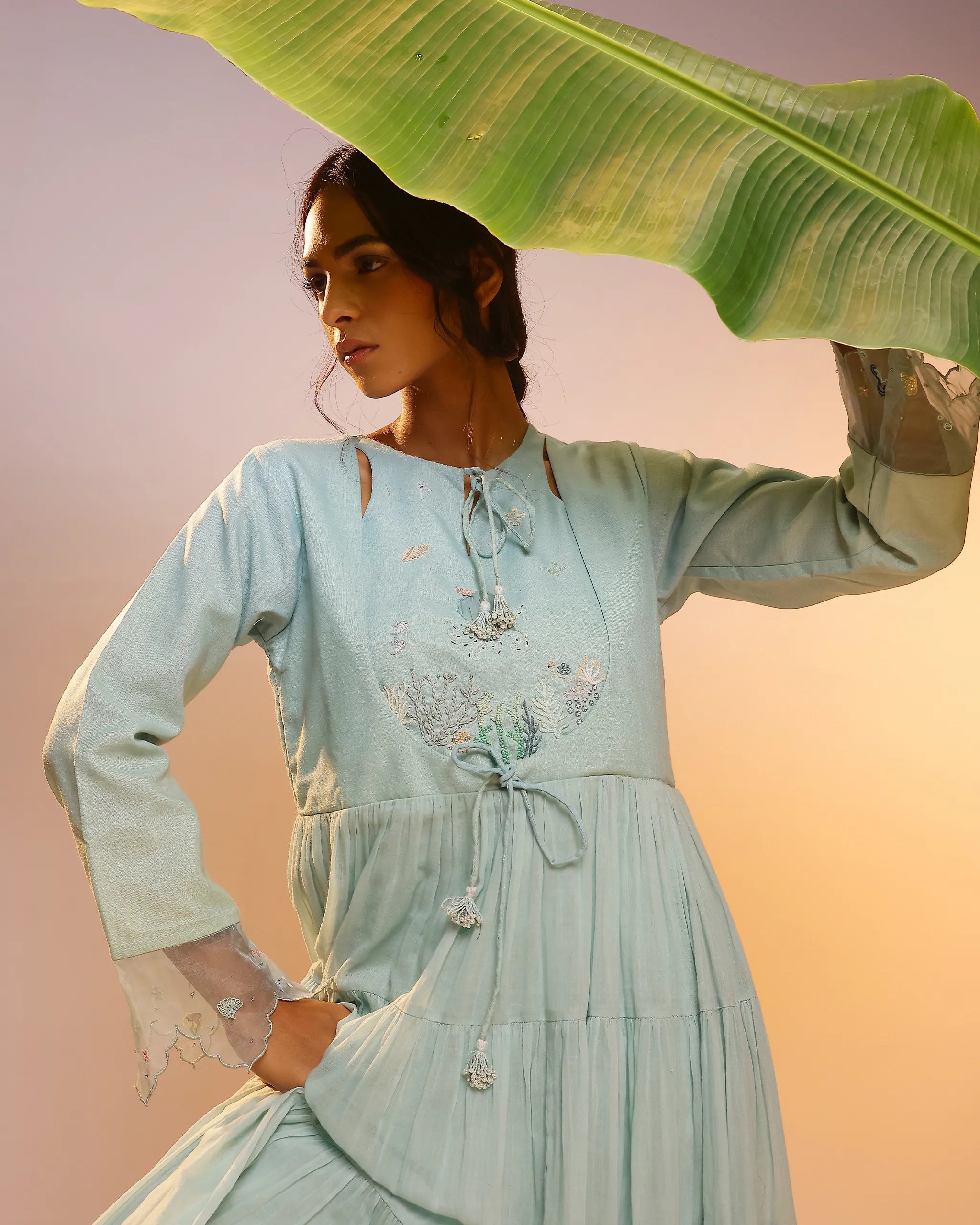 Sea Salt Long Dress - OurDve