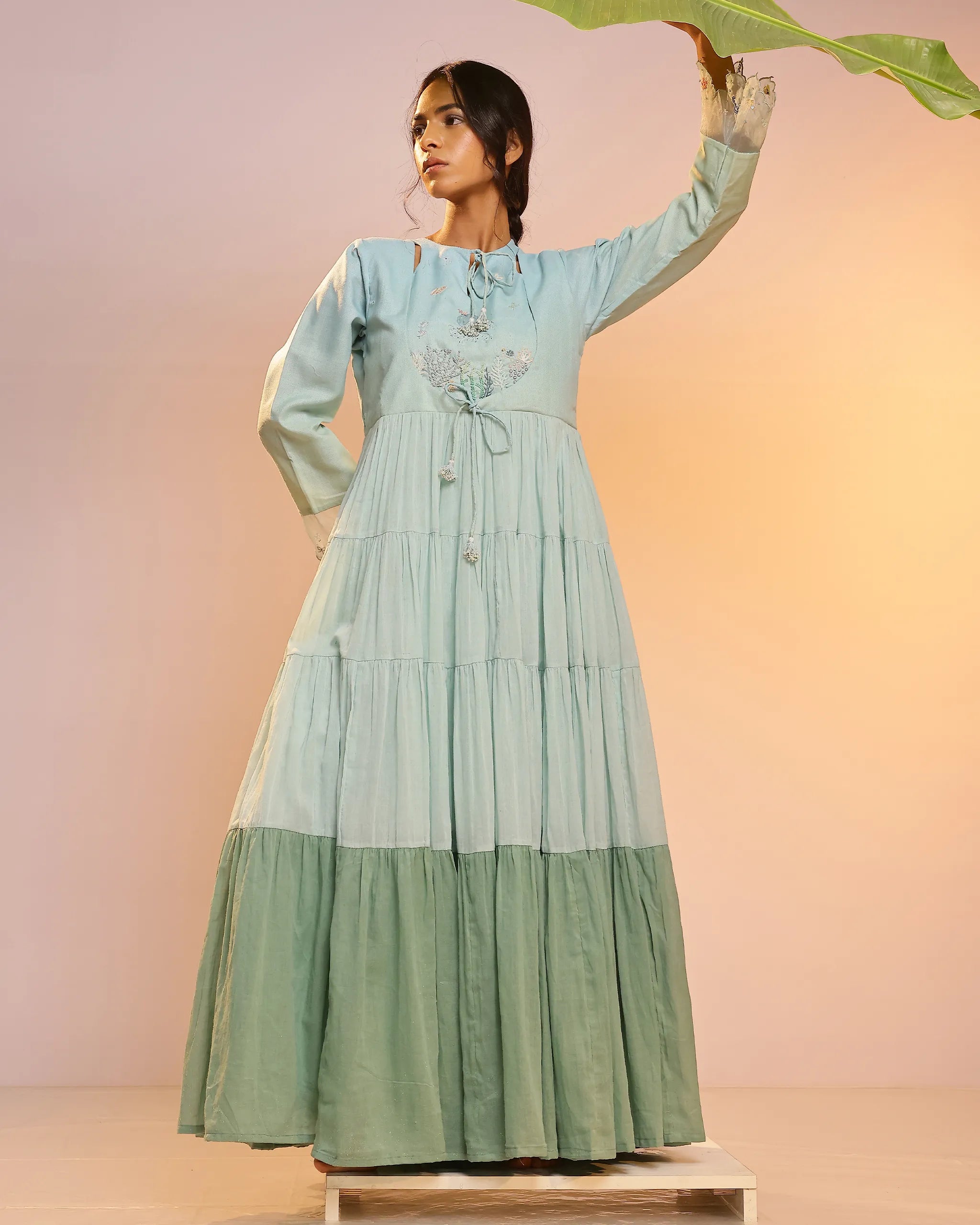 Sea Salt Long Dress - OurDve