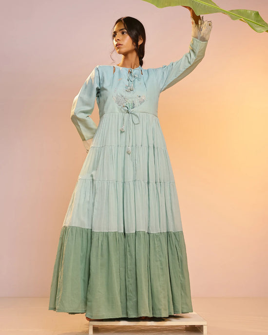 Sea Salt Long Dress - OurDve