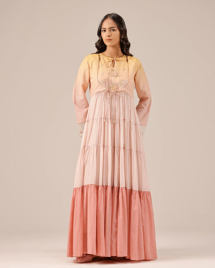 Sea Salt flowy Long Dress - OurDve