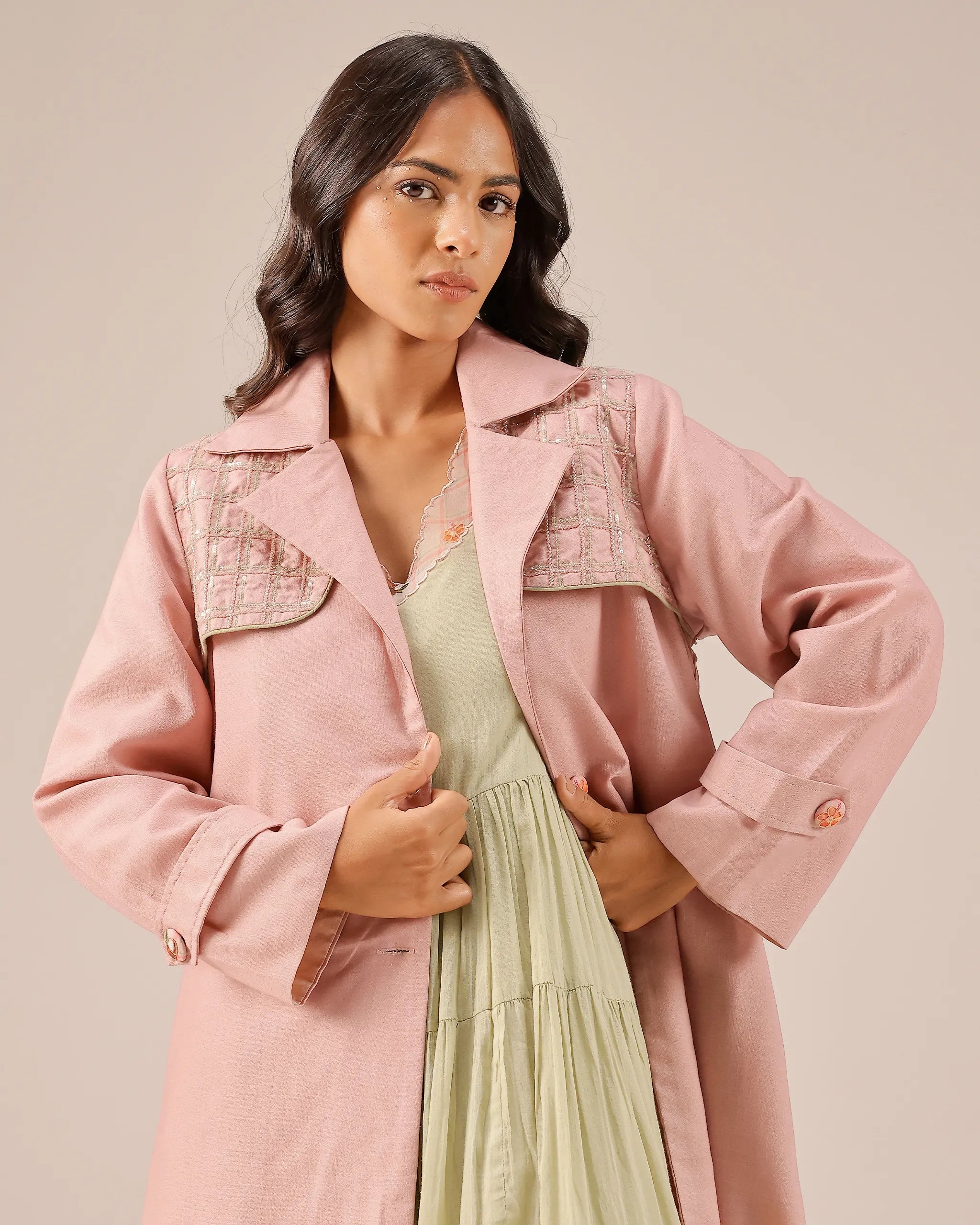 Melon Muse Dress & Jacket (Pink)